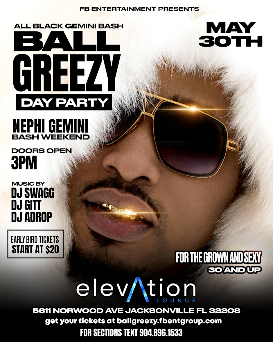 Gemini Bash Weekend: Ball Greezy Day Party