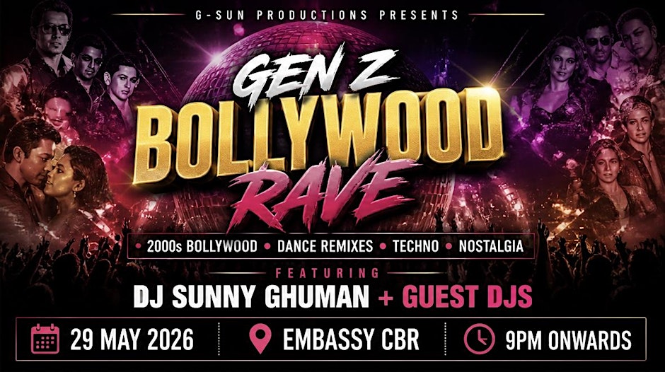 GenZ Bollywood Night Flyer