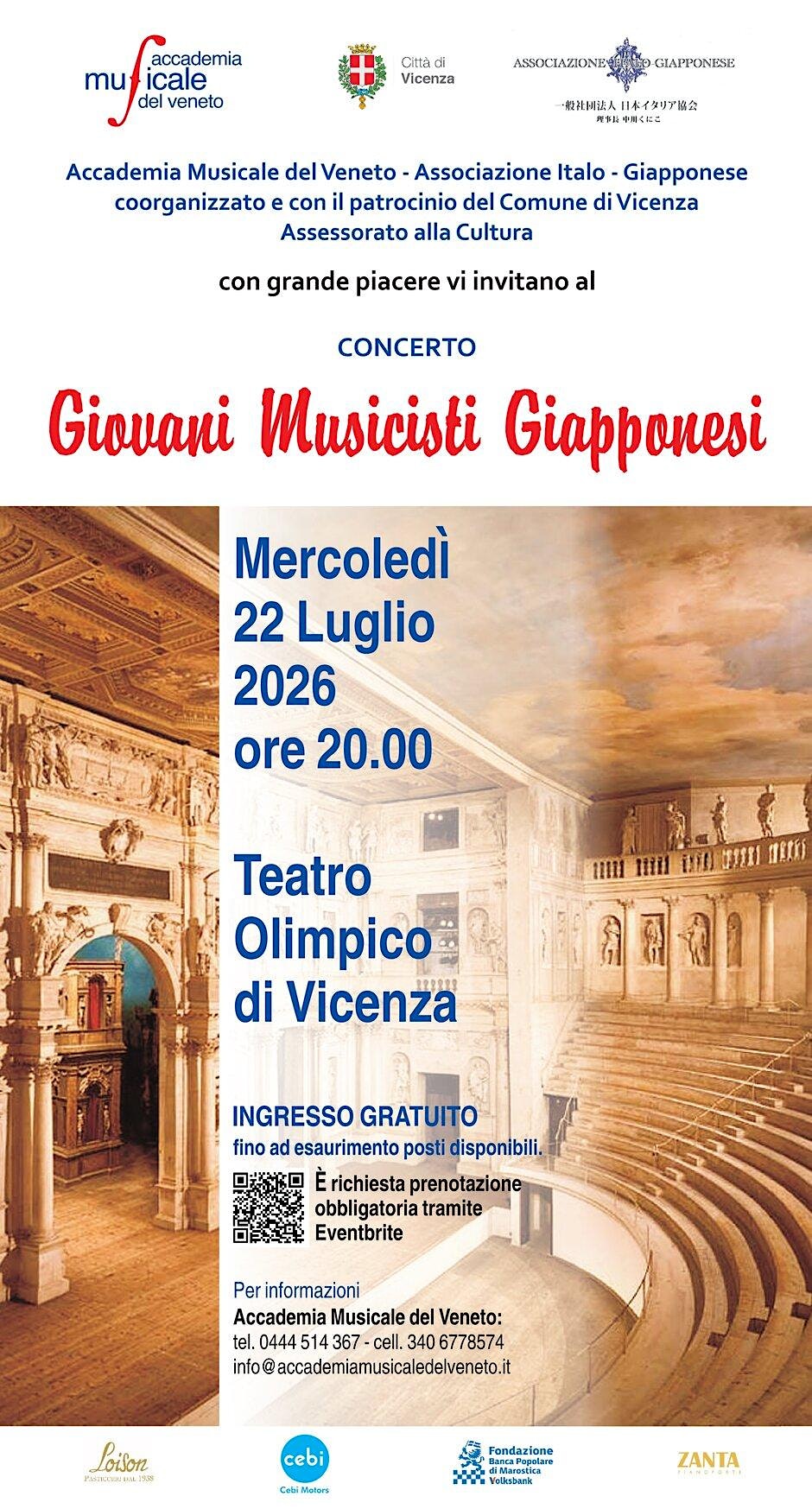 Giovani Musicisti Giapponesi Flyer