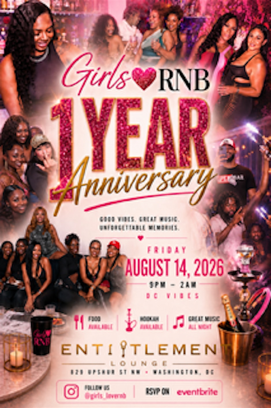Girls LOVE RNB 1-Year Anniversary Celebration!