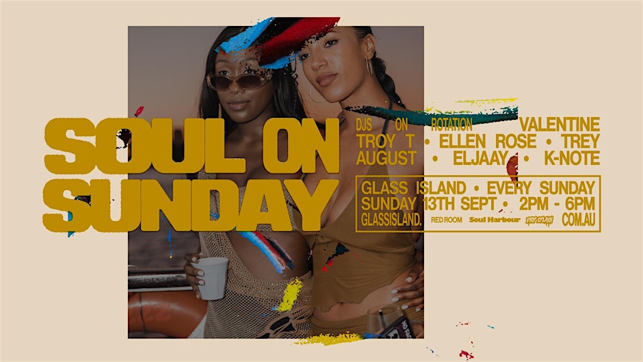 Glass Island - Soul on Sundays - Mahogany Flow [LIVE] - Sun 13 Sept 2026