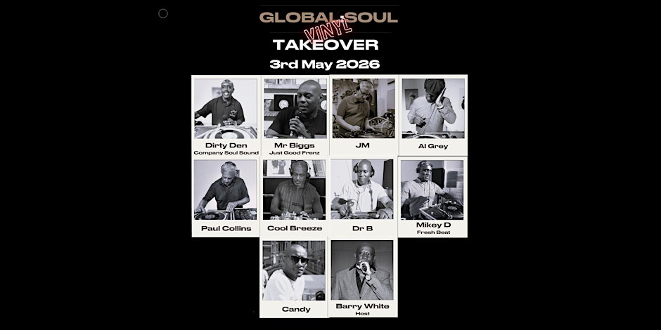 Global Soul Vinyl Takeover - Connoisseurs Soul Session