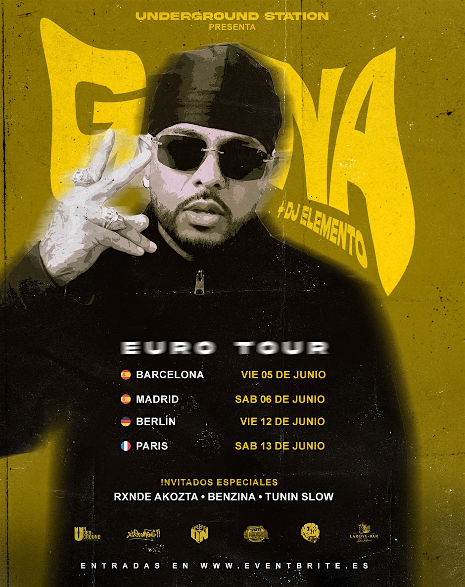 GONA + RANDX AKOZTA + BENZINA en MADRID