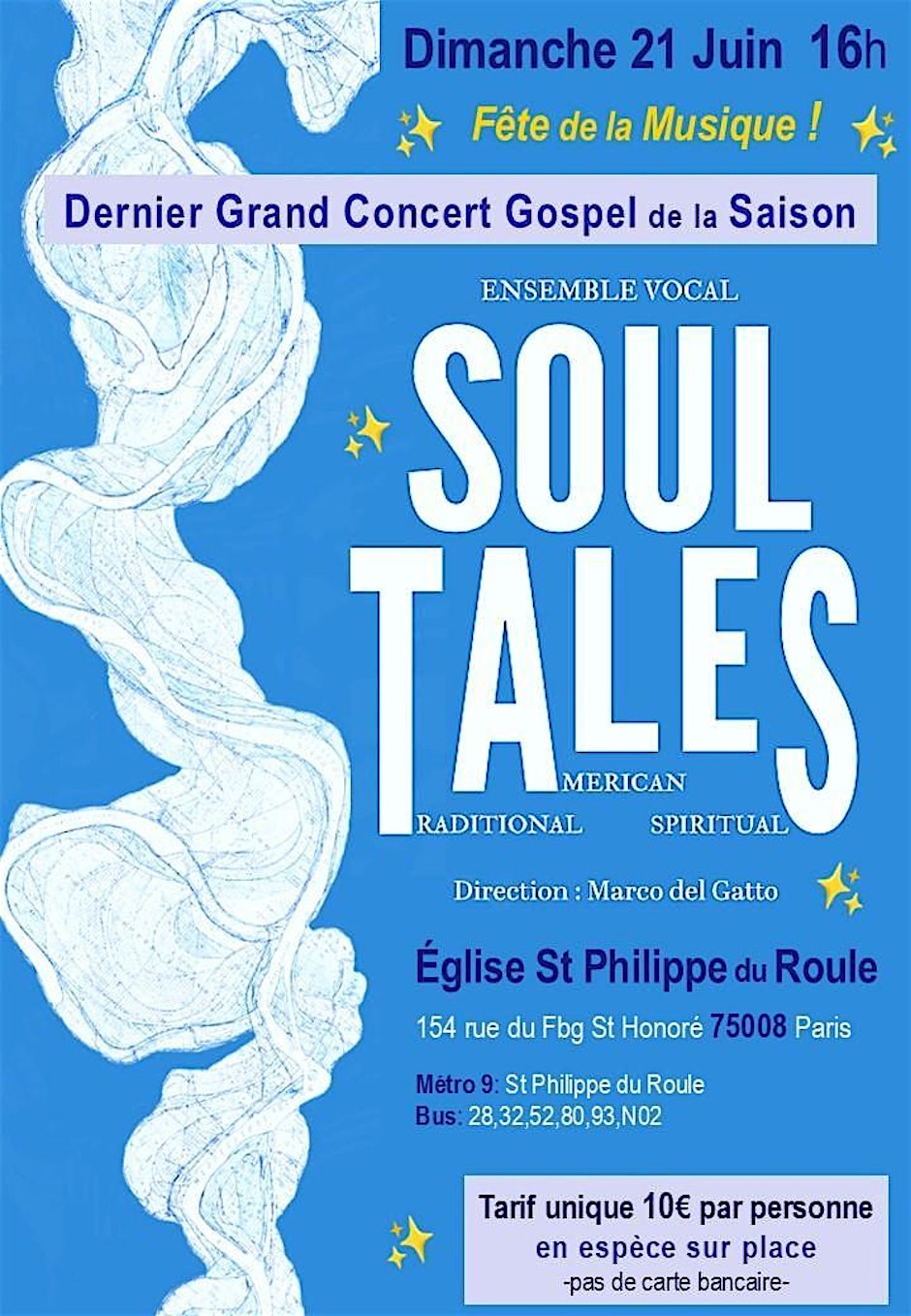 Grand Concert GOSPEL pour la Fête de la Musique ! Flyer