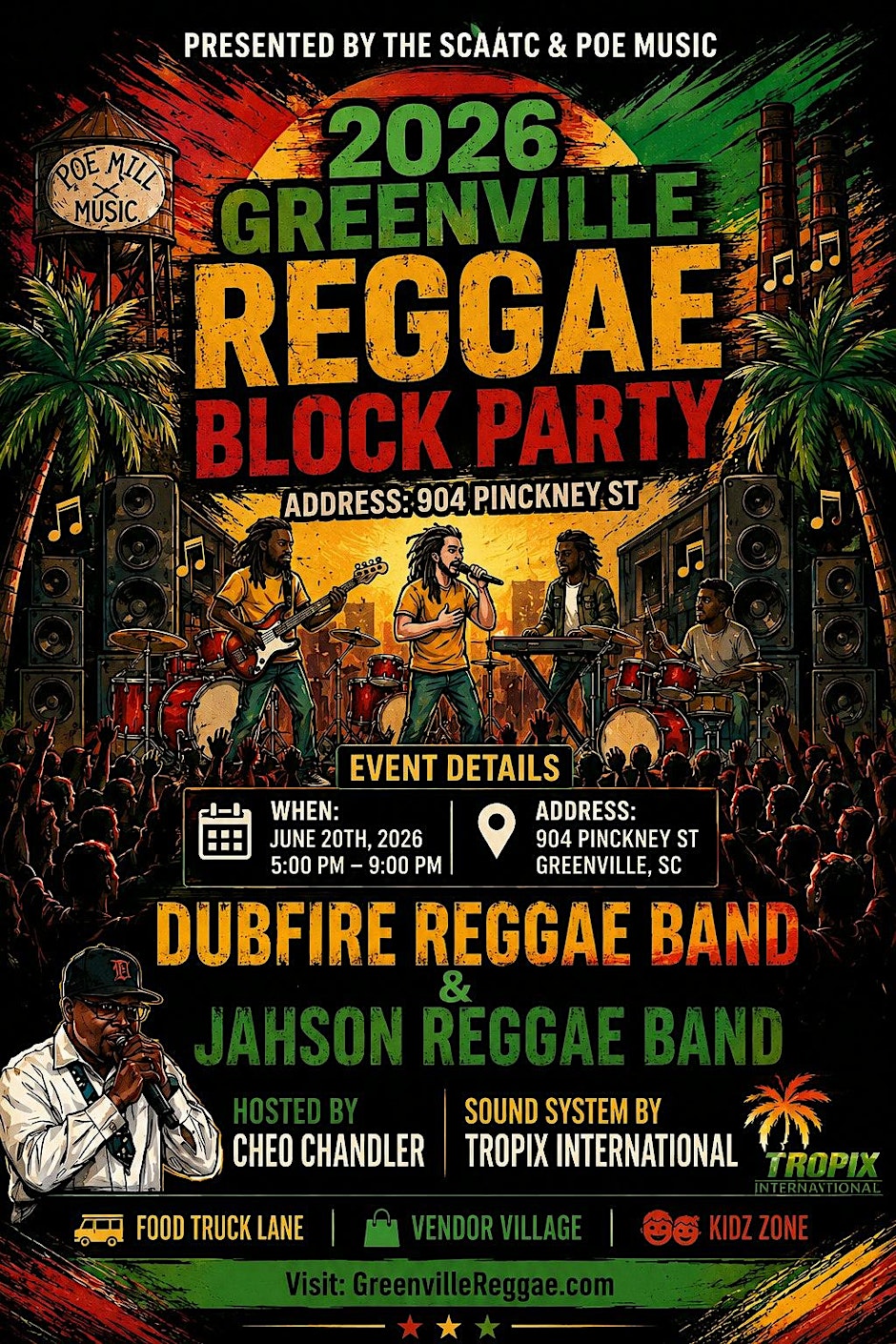 Greenville Reggae Block Party