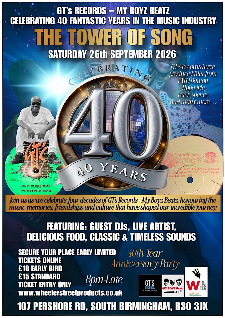 GT Records 40th Anniversary