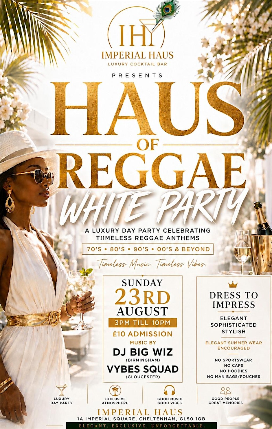 HAUS OF REGGAE WHITE  PARTY