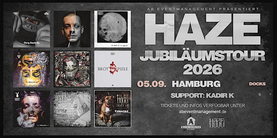 HAZE JUBILÄUMSTOUR HAMBURG