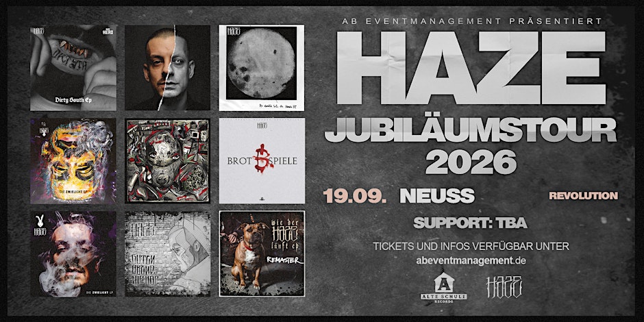 HAZE JUBILÄUMSTOUR NEUSS
