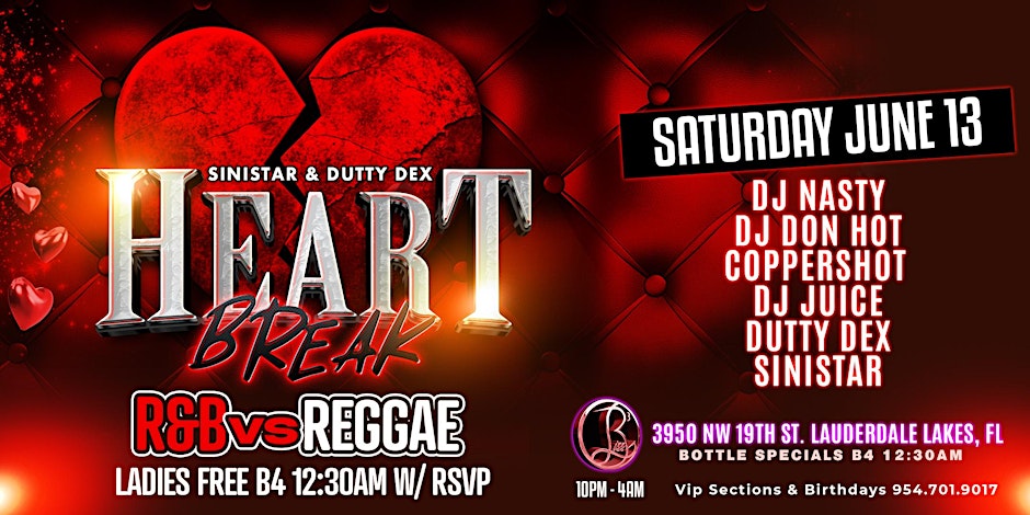 HEART BREAK - R&B Vs Reggae