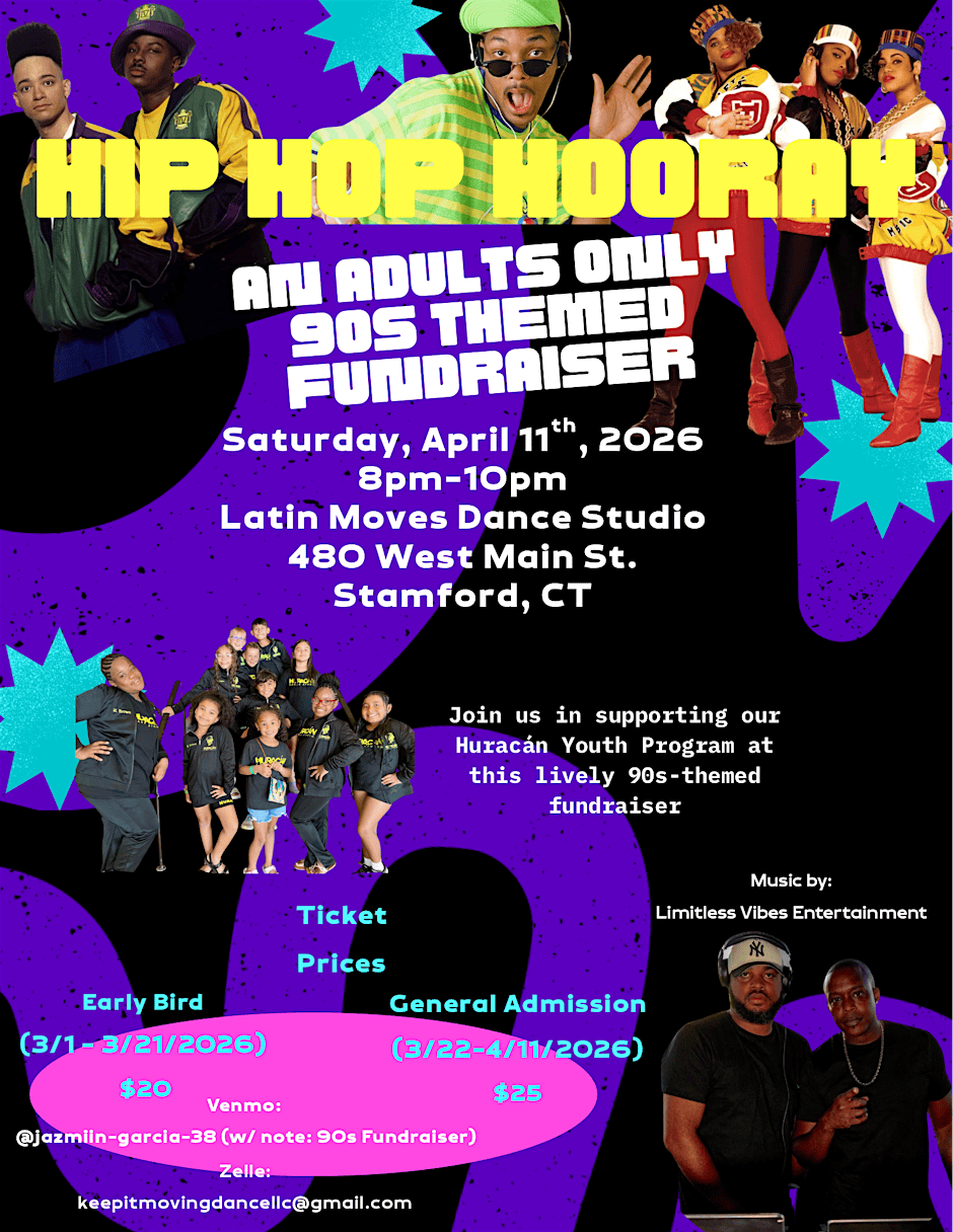 Hip Hop Hooray 90's Themed Fundraiser