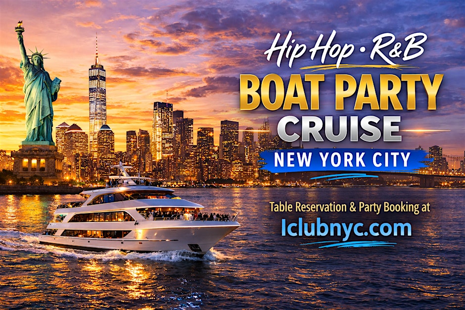 HIP HOP - R & B   BOAT PARTY  CRUISE   |  NYC SUNSET  SERIES
