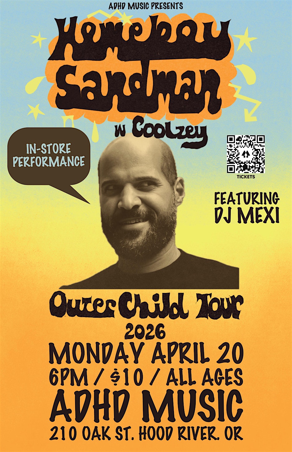 Homeboy Sandman - The Outer Child Tour - Hood River, OR