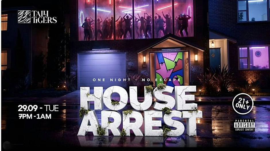 HOUSE  ARREST  : Bollywood, Bhangra & Afrobeats Party | Shoreditch