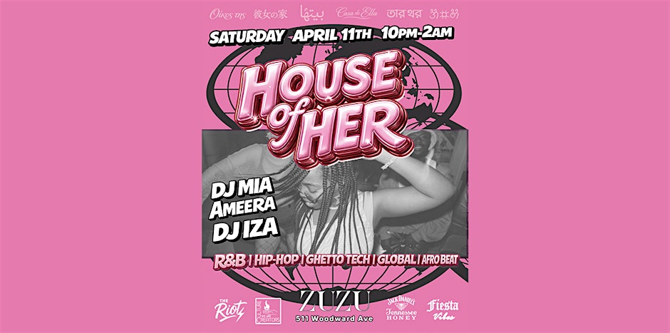 House of Her R &B Night at ZUZU Downtown Detroit