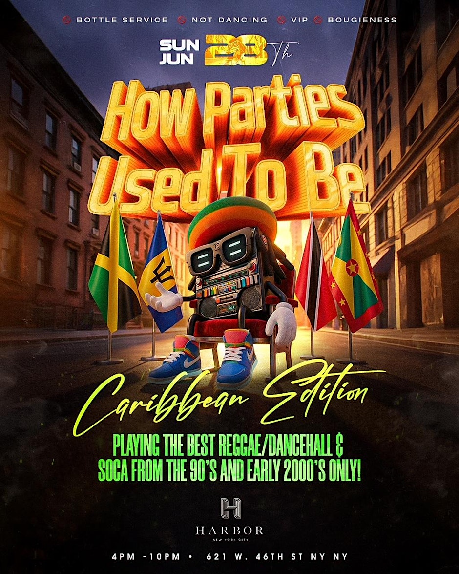 How  Parties Used To Be: Caribbean Edition #NYC #DayParty