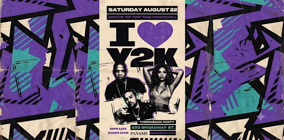 I HEART Y2K 2000’s HIP HOP, R&B, DANCEHALL @ PANAME 10PM