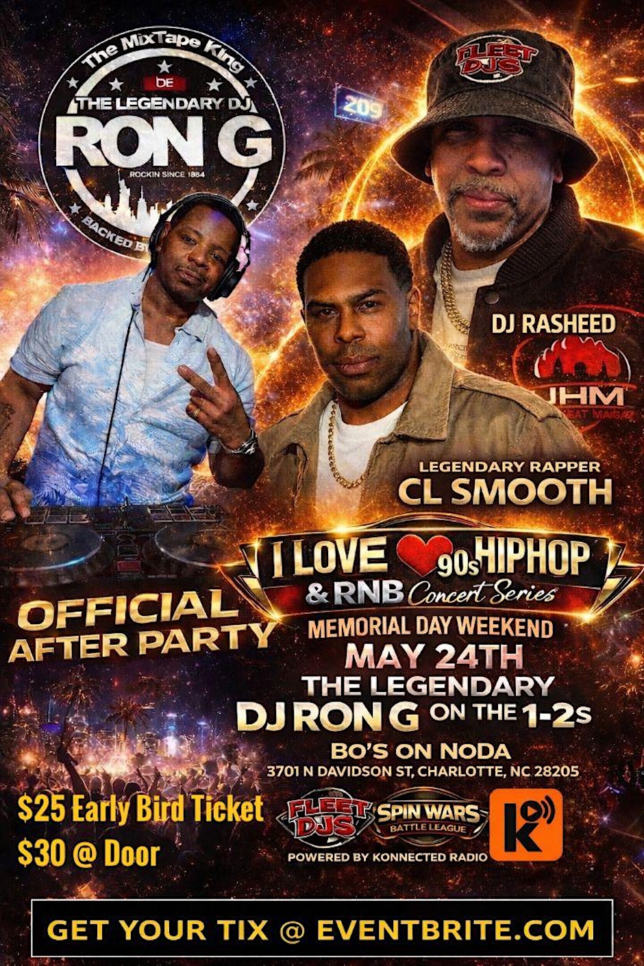 I LOVE 90's HIP HOP & RNB Concert Series