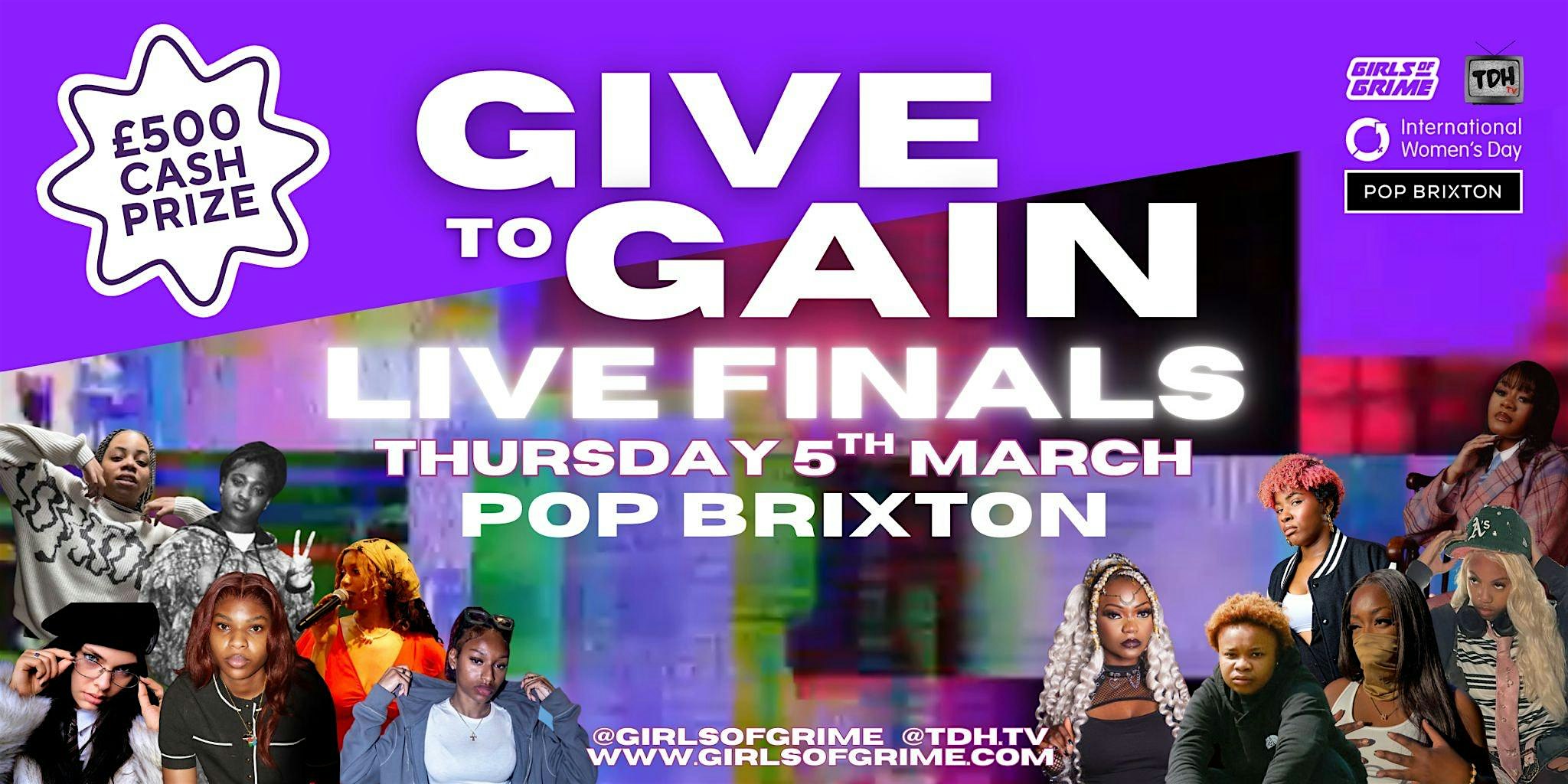 IWD GIVE TO GAIN CHALLENGE - LIVE FINALS