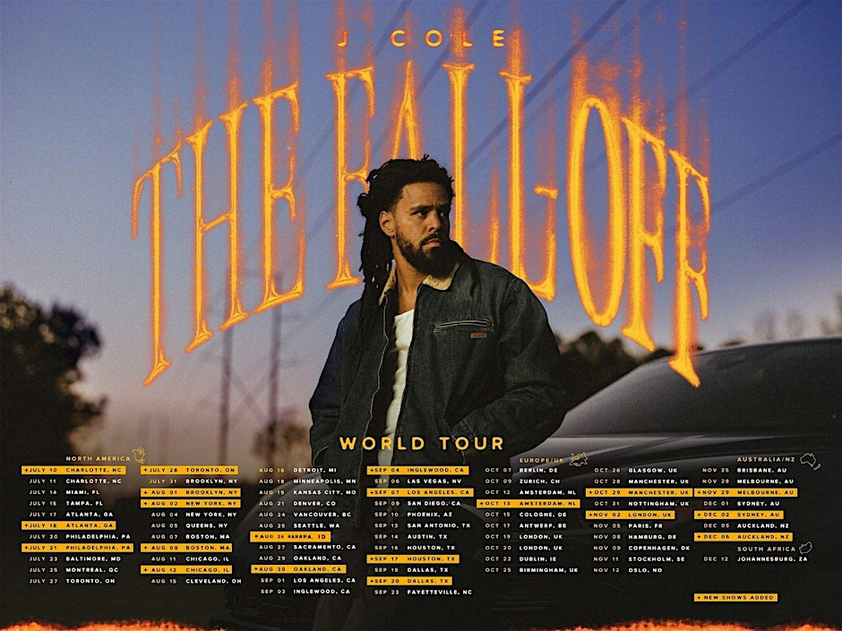 J Cole The Fall-Off Tour