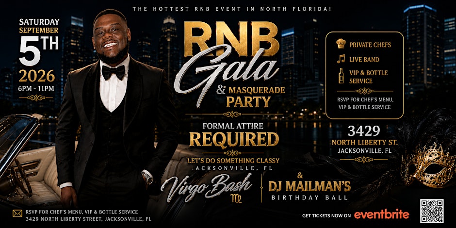 Jacksonville’s Official R&B Gala & Masquerade Experience 2026