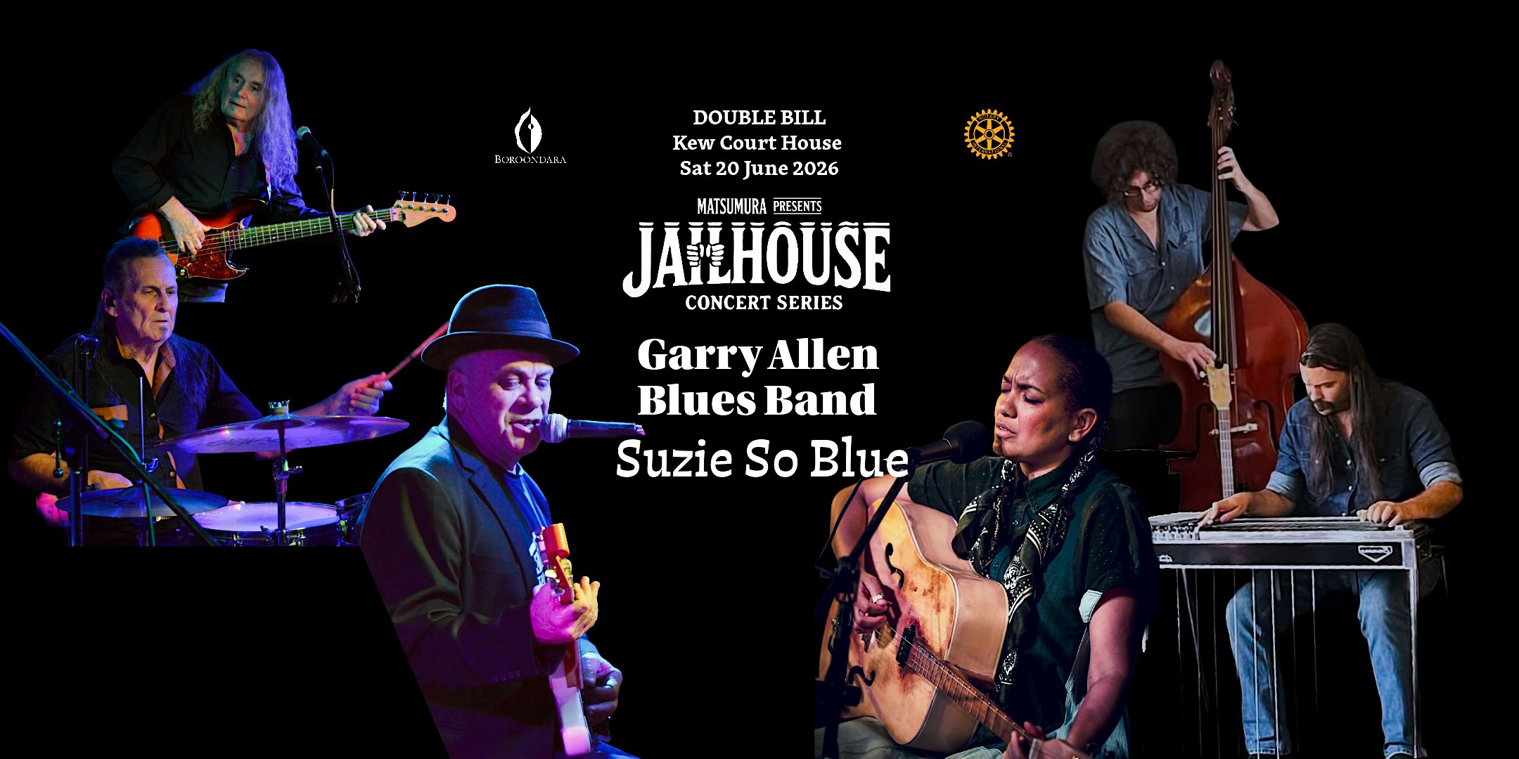 Jailhouse Concert featuring Garry Allen Blues Band & Suzie So Blue