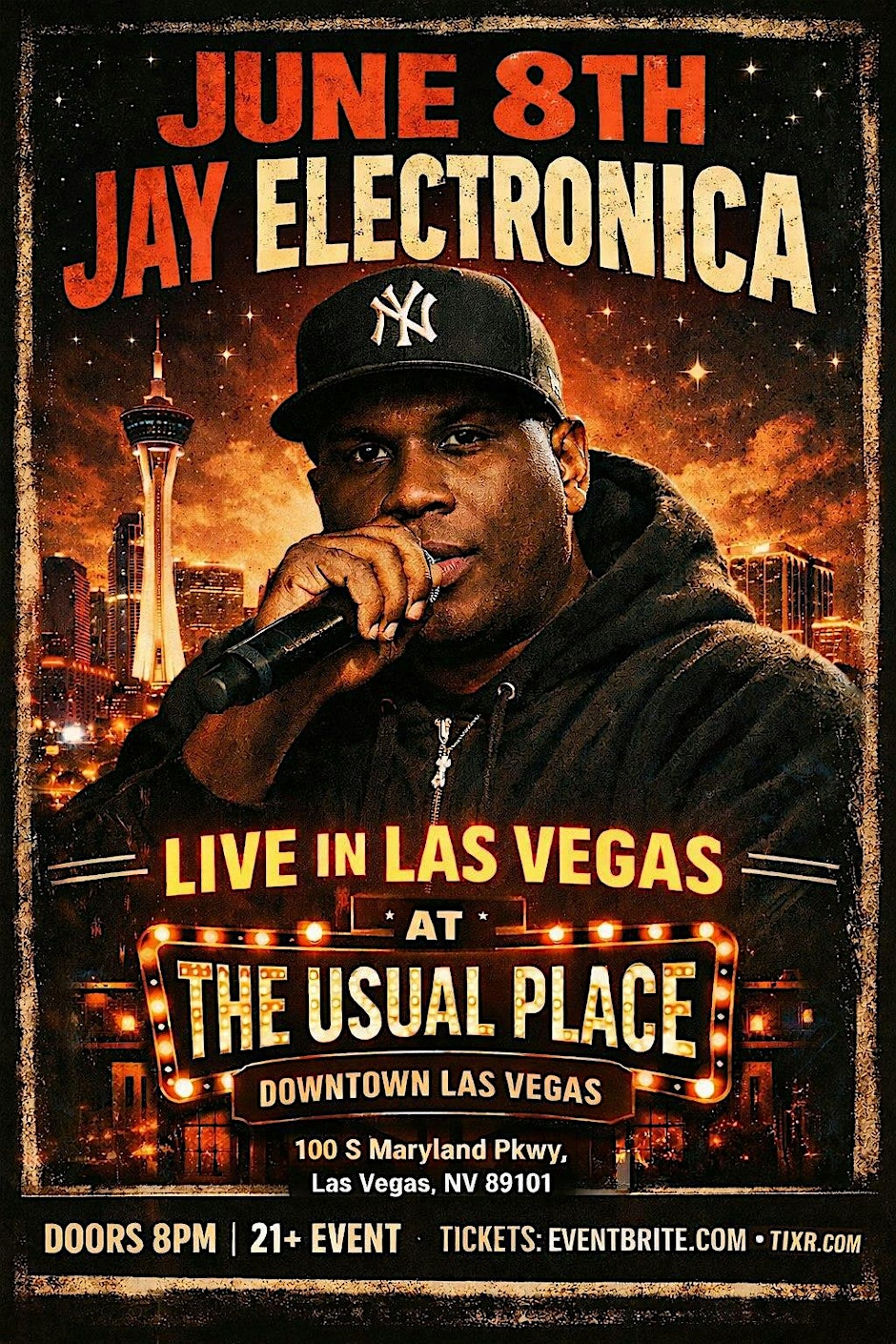 Jay Electronica Live at The Usual Place in Las Vegas