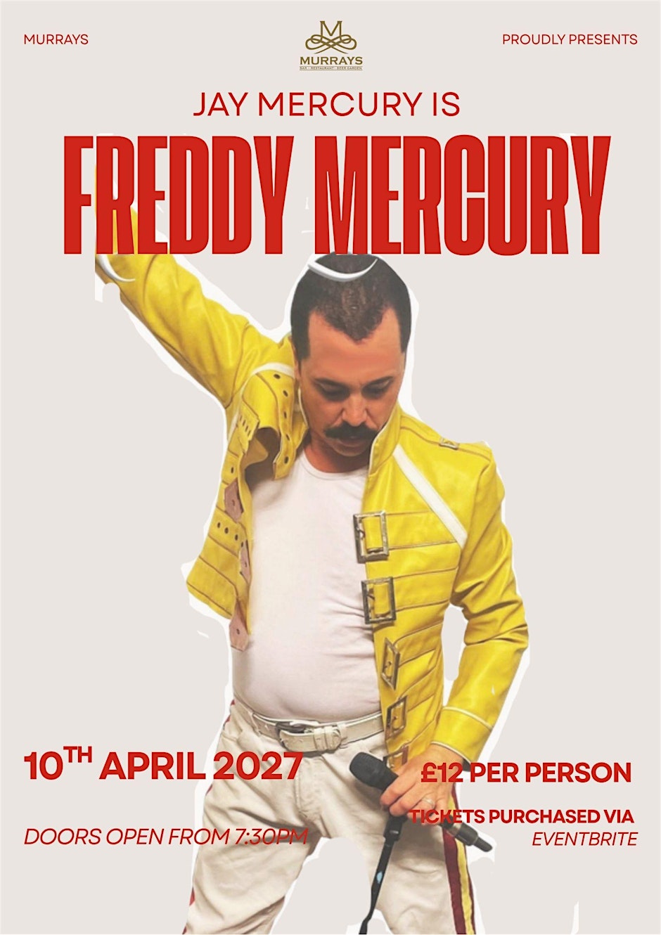 Jay Mercury is back at Murray’s 2027