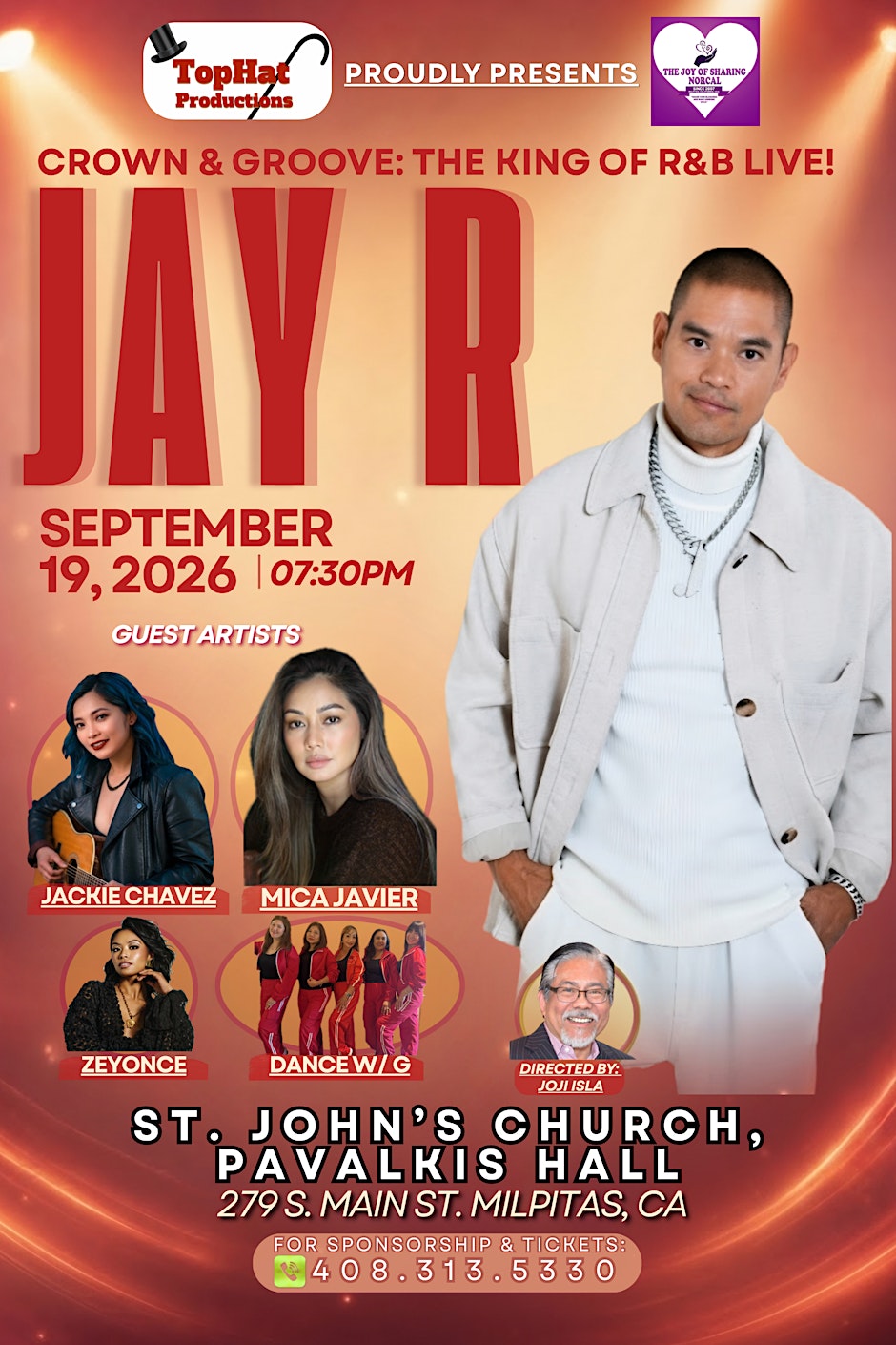 Jay R: The Philippine's R&B King, Live in Milpitas, CA