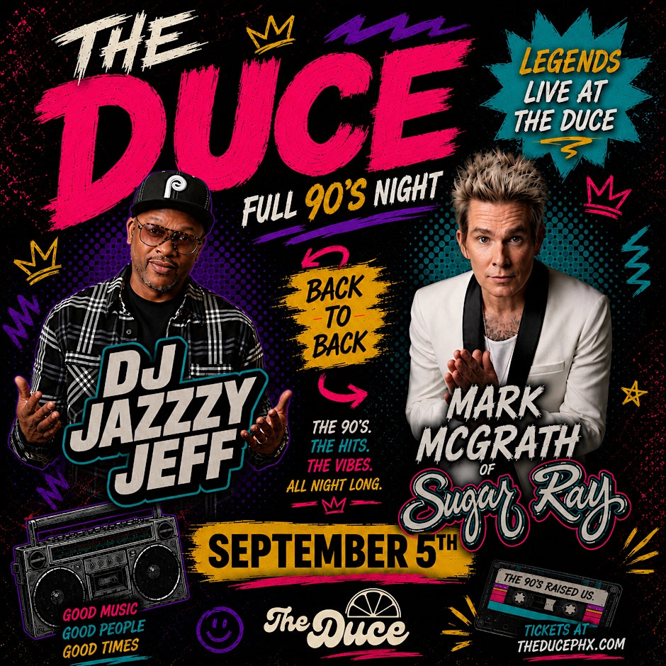 JAZZY JEFF + MARK McGRATH | 90s Night at The Duce