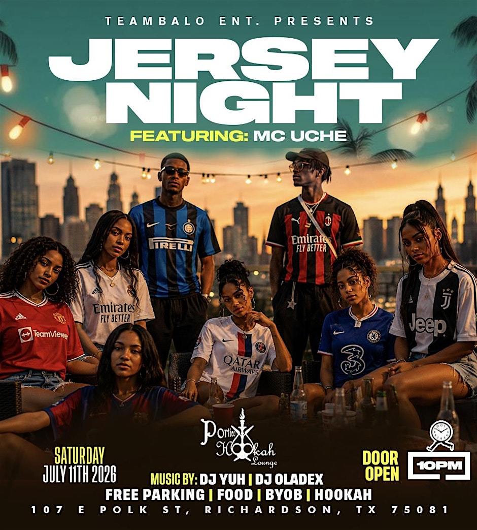 JERSEY NIGHT WITH DJ YUH
