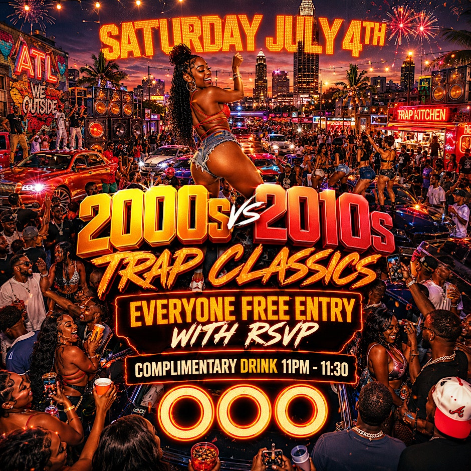 July 4th Trap Party NYC | 2000s vs 2010s Classics | Free Entry & Drink