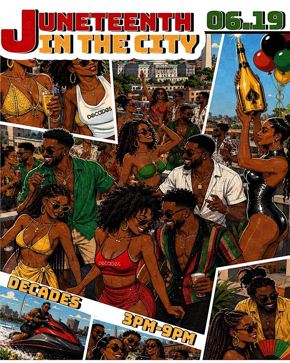 Juneteenth In the City Day Party | AfroBeats & RnB [Fri Jun 19]