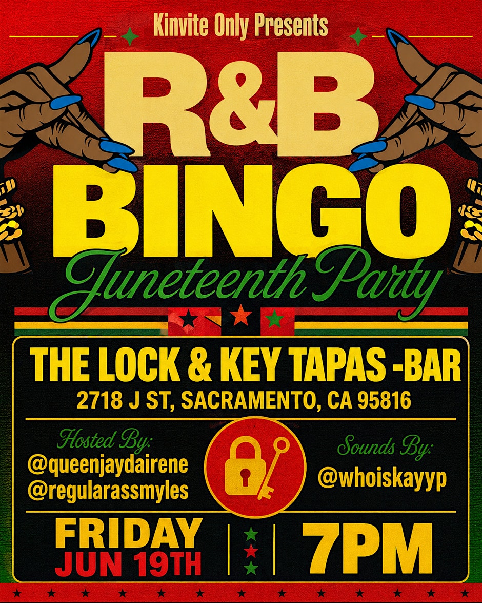 Juneteenth R&B Bingo (Sacramento)