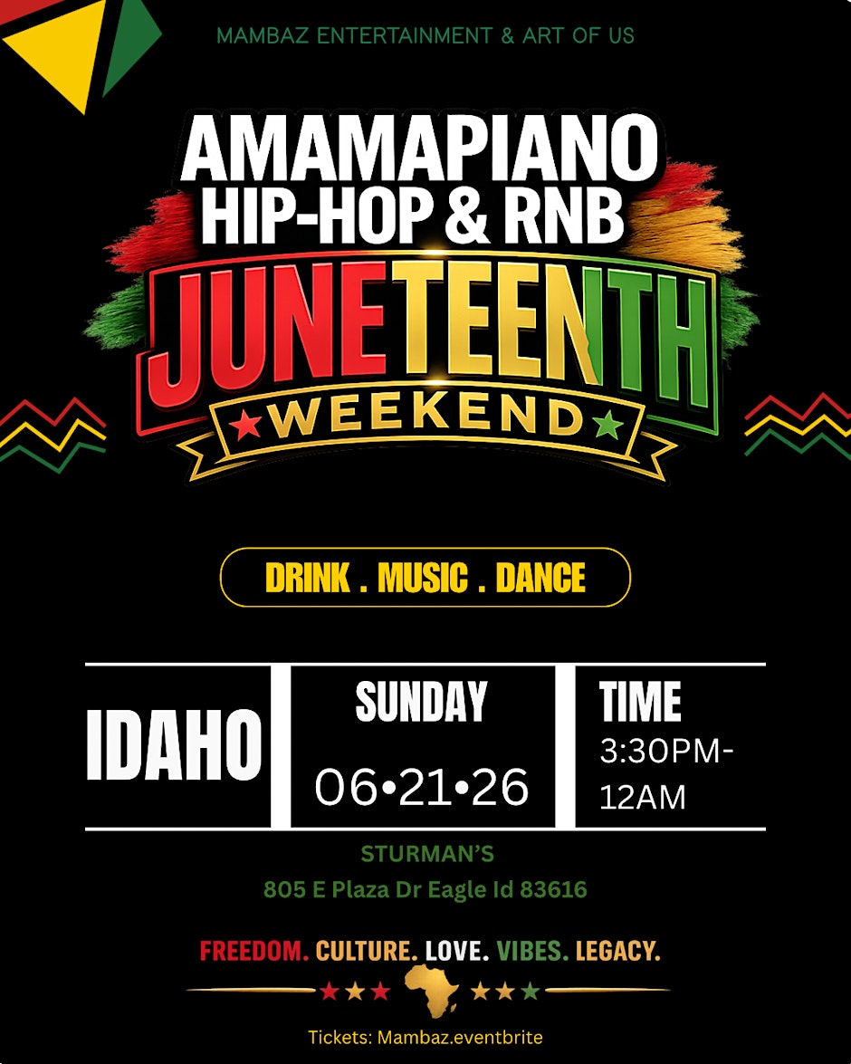 JUNETEENTH WEEKEND. AMAPIANO Joins HIP-HOP & RNB