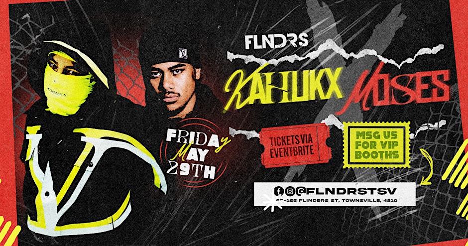KAHUKX & MOSES LIVE - FRI MAY 29TH