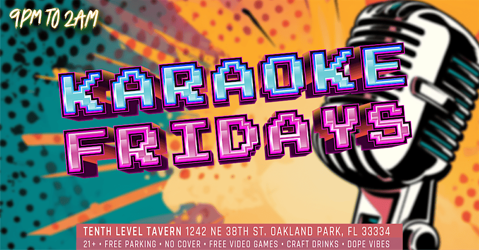 Karaoke Fridays!