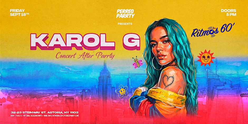 Karol G Concert After Party at Legendary Colombian Bar Ritmos NYC Reggaeton
