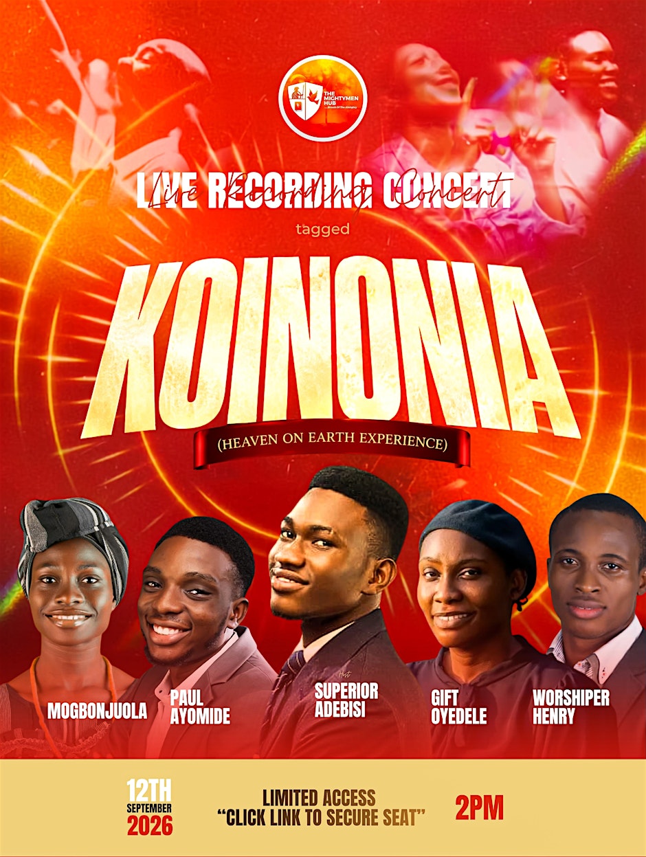 KOINONIA (live recording concert with Superior Adebisi)
