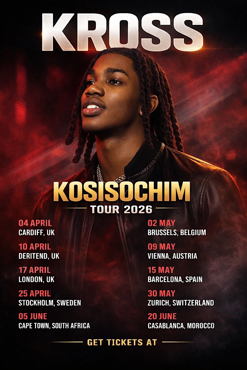 Kross – Kosisochim Tour 2026 Live in BARCELONA