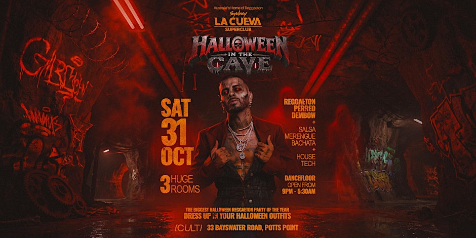 La Cueva Superclub Saturdays | SAT 31 OCT | HALLOWEEN IN THE CAVE