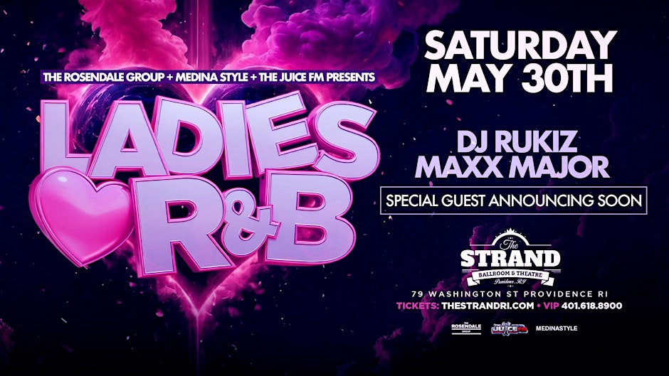 Ladies Love R&B with Special Guest Host (Announcement Coming Soon)