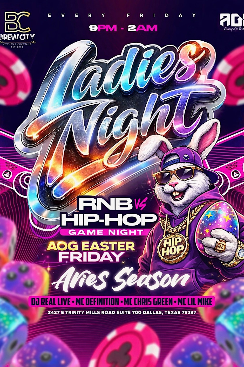 Ladies Night Hip Hop Vs RnB  Adult Game Night