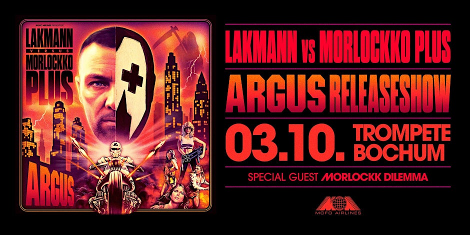 LAKMANN vs. MORLOCKKO PLUS - ARGUS Releaseshow Bochum