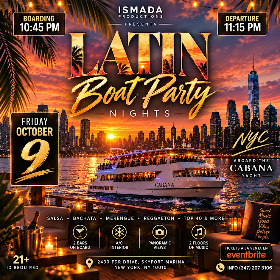 Latin Boat Party | Nights NYC