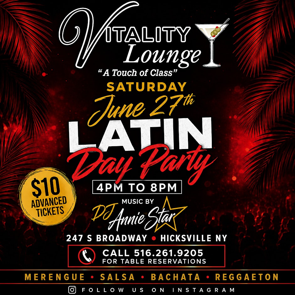 Latin Day Party with DJ Annie Star | Salsa, Merengue, Bachata & Reggaeton