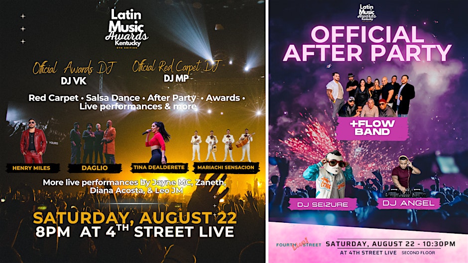 Latin Music Awards KY - 8th Edition