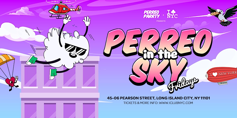 Latin & Reggaeton Dance Party -  PERREO in the SKY BAR ROOFTOP