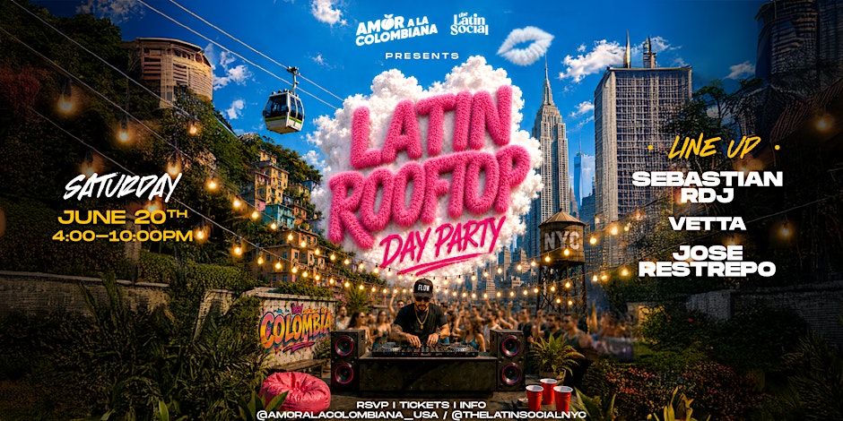Latin Rooftop Day Party at The Concord