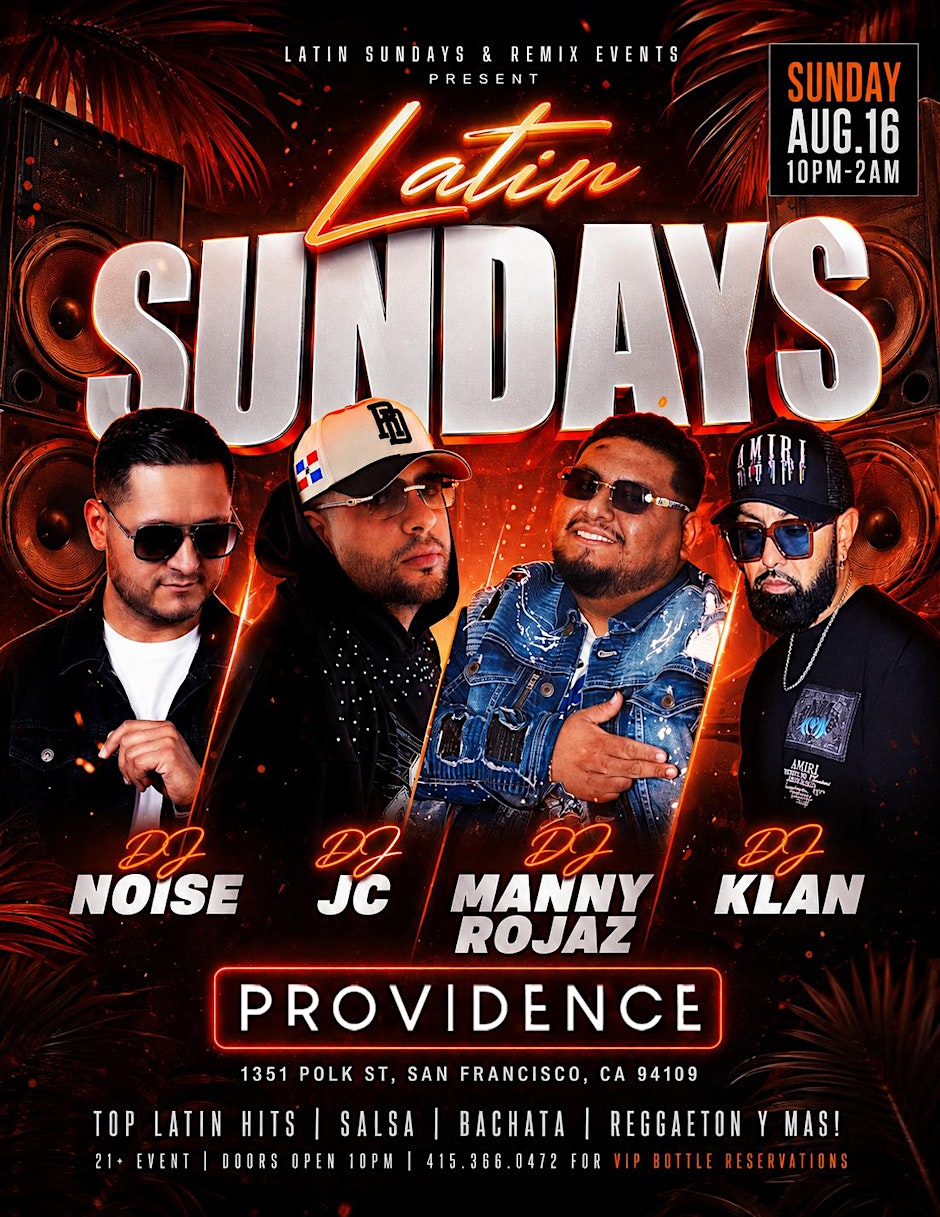 LATIN SUNDAYS at PROVIDENCE